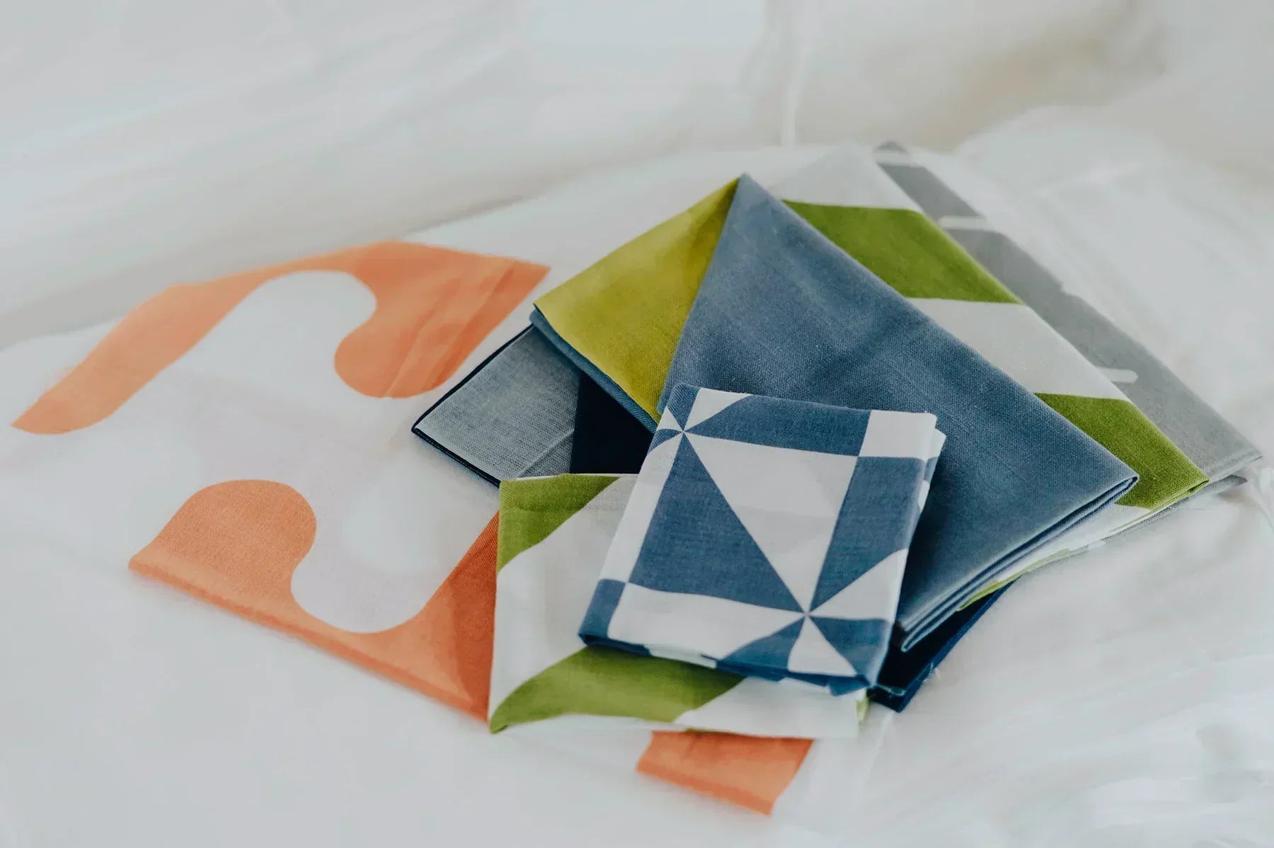 Tenugui dyed using a technique unique to Japan